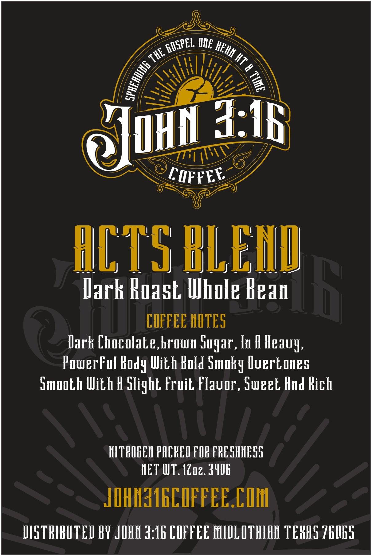 Acts Blend – Dark Roast Coffee