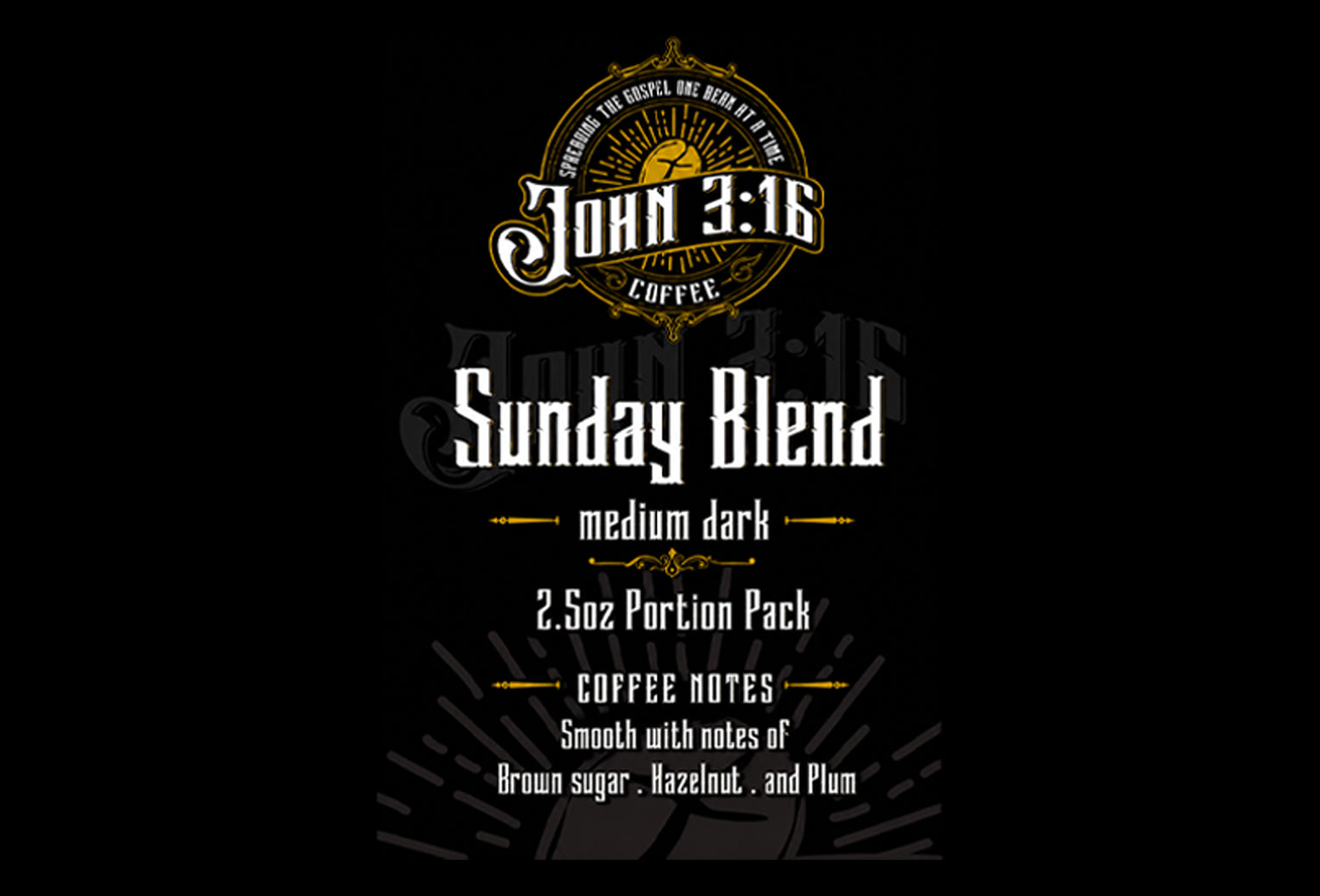 Sunday Blend Coffee Fraction Packs – Medium Dark Roast (2.5 oz)