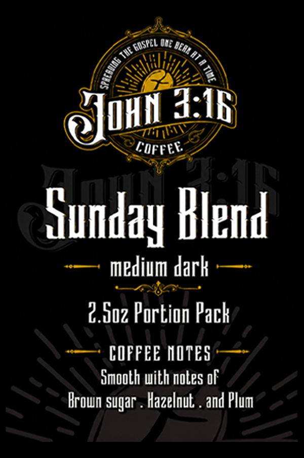 Sunday Blend Coffee Fraction Packs – Medium Dark Roast (2.5 oz)